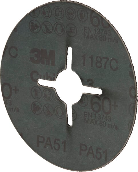 Cubitron™ Disco de 3 fibras 1187C, 115mm K60 2 Cubitron™ Disco de 3 fibras 1187C, 115mm K60 - Imagen 2