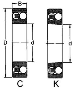 Rodamiento de bolas autoalineable 35x80x31mm SKF