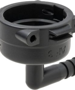 Acoplamiento de horquilla, hembra 90° AF3, espiga para manguera de 10 mm