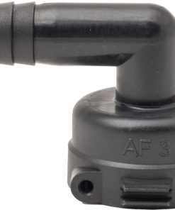 Acoplamiento de horquilla, hembra 90° AF3, espiga para manguera de 16 mm