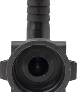 Acoplamiento de horquilla, hembra 90° AF3, espiga para manguera de 16 mm