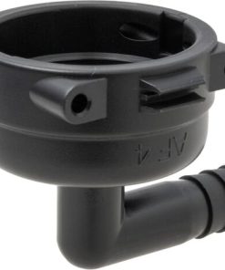 Acoplamiento de horquilla, hembra 90° AF4, espiga para manguera de 13 mm