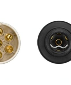 Conector macho 7 polos contacto atornillado