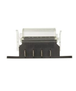 Caja de fusibles 4 polos terminal plano