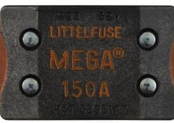 Fusible Mega 150A Longitud 68,6mm rojo Hella