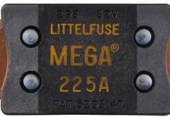Fusible Mega 225A Longitud 68,6mm marrón Hella