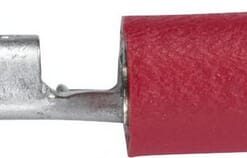 Enchufe plano rojo 0,5-1,0 mm²