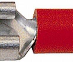 Enchufe plano rojo 0,5-1,0 mm²