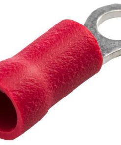 Terminal de cable con ojal, rojo 0,5-1 mm²