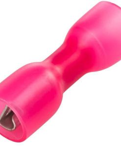 Conector cable plano con funda aislante rojo