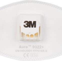 Máscara antipolvo FFP2 con válvula 9322+ 10 uds. 8 Máscara antipolvo FFP2 con válvula 9322+ 10 uds.