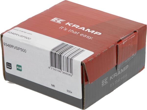 Tuerca hexagonal DIN934 M6x1.00, acero inox. A2, Kramp 5 Tuerca hexagonal DIN934 M6x1.00, acero inox. A2, Kramp - Imagen 5