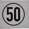 Decal 50 Km/H