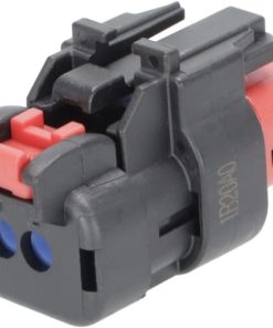Carcasa conector 2P hembra, rojo