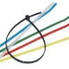 Brida para cables 4,8x200 mm, verde, 100 unid.