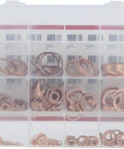 Surtido de 415 anillos de cobre