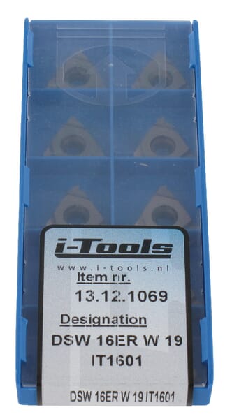 Placas macho roscar 16ER W19 3 Placas macho roscar 16ER W19 - Imagen 3
