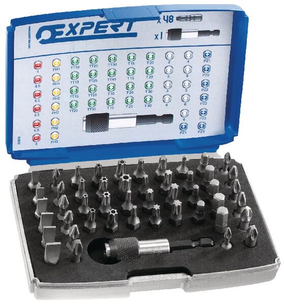 Caja elem+ acc 1/4" 49 piezas 1 Caja elem+ acc 1/4" 49 piezas