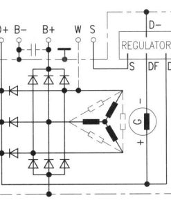 Alternador 14 V 65 A