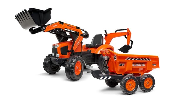 Kubotacon excavadora y remolque basculante Maxi 1 Kubotacon excavadora y remolque basculante Maxi