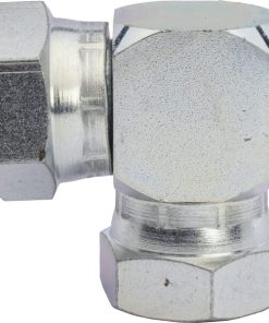 Adaptador acodado con 2x tuerca 3/4 BSP