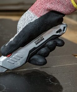 Cuchillo de seguridad con gatillo auto-retráctil bimaterial STANLEY® FATMAX®