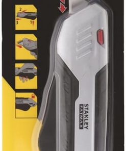 Cuchillo de seguridad con gatillo auto-retráctil bimaterial STANLEY® FATMAX®