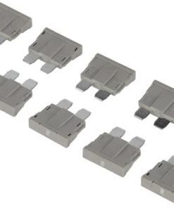 Fusible estándar de tipo cuchilla 80V 2A, gris, paquete 10 uds., Kramp 7 Fusible estándar de tipo cuchilla 80V 2A, gris, paquete 10 uds., Kramp