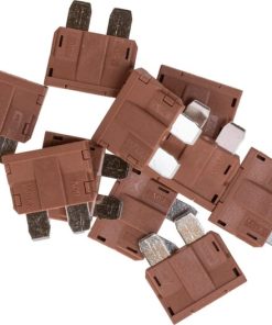 Fusible estándar de tipo cuchilla 80V 7.5A, marrón, paquete 10 uds., Kramp