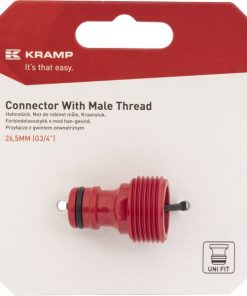 Conector con rosca macho 3/4"