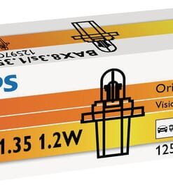 Bombilla Convencional 12V 1.2W BAX8.3s Philips