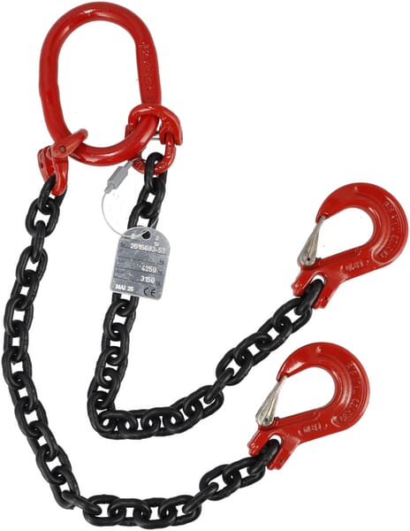 Suspensión de cadena 2 patas, 1m, 10mm 5 Suspensión de cadena 2 patas, 1m, 10mm - Imagen 5