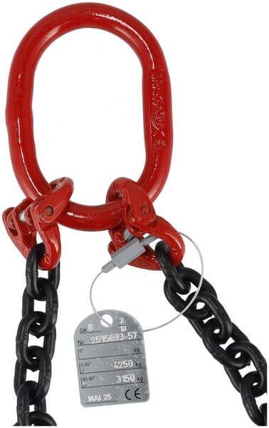 Suspensión de cadena 2 patas, 1m, 10mm 6 Suspensión de cadena 2 patas, 1m, 10mm - Imagen 6