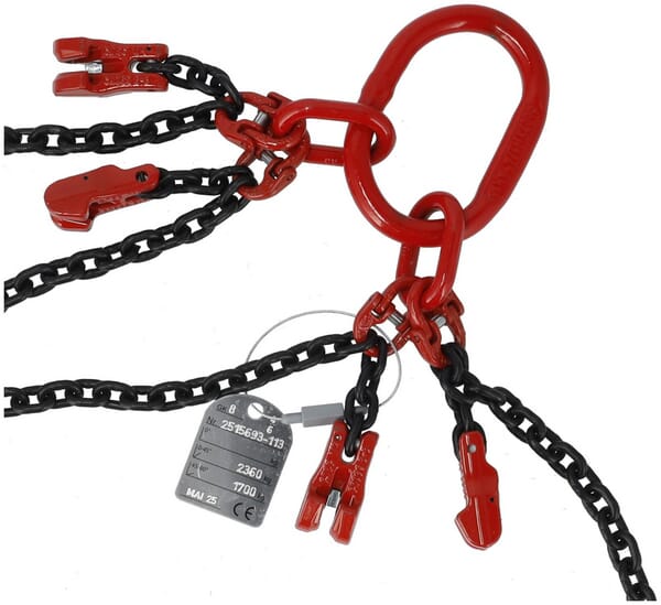 Suspensión de cadena 4 patas, 2m, 6mm 6 Suspensión de cadena 4 patas, 2m, 6mm - Imagen 6