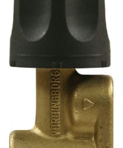 Válvula de aguja, chorro doble 1/4"