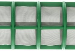 Filtro de malla 100, verde, con juntas tóricas
