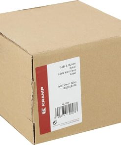 Cable eléctrico 1 x 0,75 mm² negro