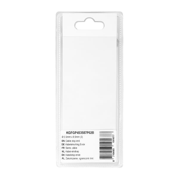 Tope cilíndrico para cable de Ø2,2 mm x 9,5 mm (2 uds.) 3 Tope cilíndrico para cable de Ø2,2 mm x 9,5 mm (2 uds.) - Imagen 3