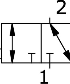 Llave esférica 3/2 vías 3/8"