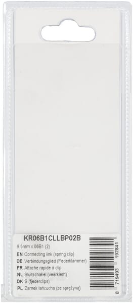 Eslabón empalme (grupilla elástica uds.) 9,5 mm x 06B1 (2 uds.) 4 Eslabón empalme (grupilla elástica uds.) 9,5 mm x 06B1 (2 uds.) - Imagen 4