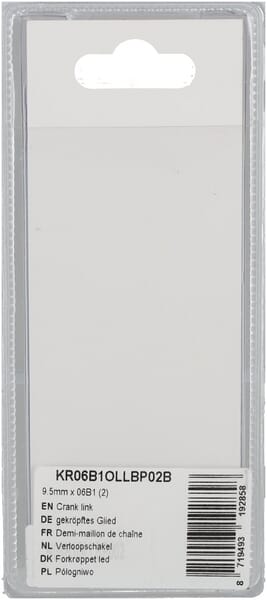 Eslabón de empalme acodado 9,5 mm x 06B1 (2 uds.) 4 Eslabón de empalme acodado 9,5 mm x 06B1 (2 uds.) - Imagen 4