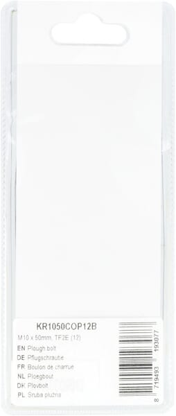 Perno de arado M10 x 50 mm, TF2E (12 uds.) 3 Perno de arado M10 x 50 mm, TF2E (12 uds.) - Imagen 3