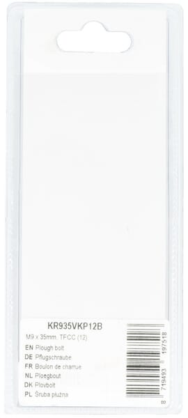Perno de arado M9 x 35 mm, TFCC (12 uds.) 3 Perno de arado M9 x 35 mm, TFCC (12 uds.) - Imagen 3