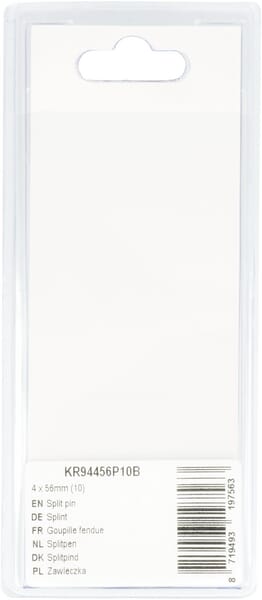 Pasador de aletas 4x56 mm (10 uds,) 3 Pasador de aletas 4x56 mm (10 uds,) - Imagen 3