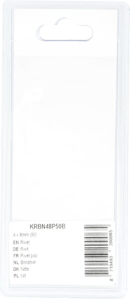 Remache 4x8 mm (50 uds.) 4 Remache 4x8 mm (50 uds.) - Imagen 4
