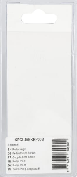 Pasador simple en R tipo beta 4,5 mm (6 uds.) 4 Pasador simple en R tipo beta 4,5 mm (6 uds.) - Imagen 4