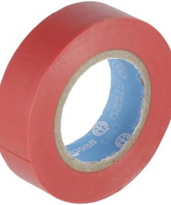 Cinta aislante roja 15 mm x 10 m (1 ud.)
