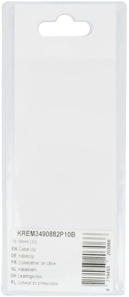 Clip abrazadera cable 16-19 mm (10 uds.) 3 Clip abrazadera cable 16-19 mm (10 uds.) - Imagen 3