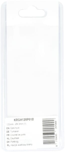 Aldabilla puera de valla 120 mm - Ø4,3 mm (1 ud.) 5 Aldabilla puera de valla 120 mm - Ø4,3 mm (1 ud.) - Imagen 5