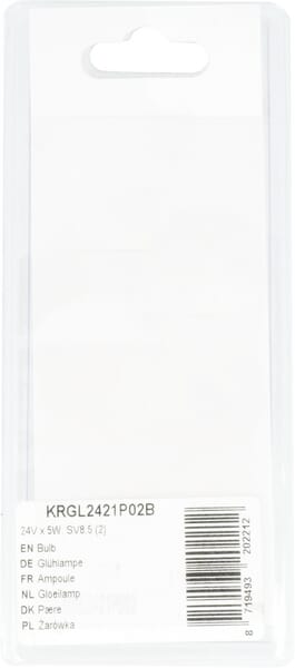 Bombilla 24V x 5W, SV8.5 (2 uds.) 4 Bombilla 24V x 5W, SV8.5 (2 uds.) - Imagen 4